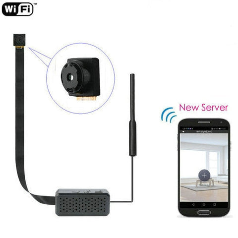 Premium 1080p HD Wide Angle WIFI DIY Spy Camera Module Wireless Camcorder (New Server App)