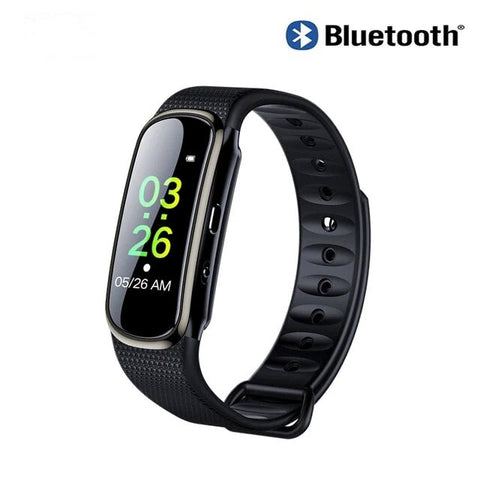 Fitness bracelet Spy Audio Recorder Watch with Pedometer, Bluetooth & Voice Activated Recording X1 8GB
