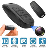 Mini Camera 1080P HD Car Key Fob Keychain Video Recording DVR Security Camera