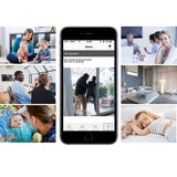 Alarm Clock HD Wifi Spy Camera with Night Vision (Curved profile) - UkSpyGear.com