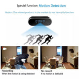 Alarm Clock HD Wifi Spy Camera with Night Vision (Curved profile) - UkSpyGear.com