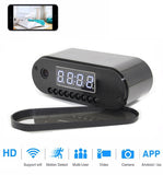 Alarm Clock HD Wifi Spy Camera with Night Vision (Curved profile) - UkSpyGear.com