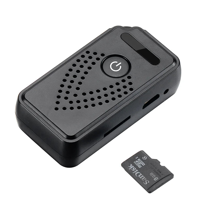 Spy pinhole camera recorder with 2024 sound activation