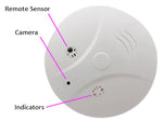 Spy DVR Smoke Alarm with hidden camera- Up to 32GB Micro SD Card Support 