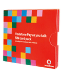 Vodafone Pay as you go sim card