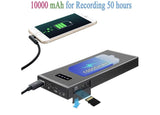 Continuous Motion Detection 10000mAh Power Bank Camera with LED Torch