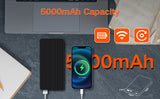 Upgraded Wifi 5000mAh Powerbank camera HD 1080p recording with motion detection Night Vision 2.4-5GHz Wifi