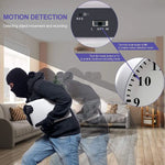 Spy Wall Clock Camera with hidden HD 1080P spy camera and Motion Detector (No WIFI Needed)