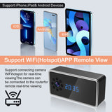 HD Nanny Cam Wifi Clock Hidden Spy Camera with Night Vision & Motion Detection -Z21 IWFcam