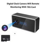 HD Nanny Cam Wifi Clock Hidden Spy Camera with Night Vision & Motion Detection -Z21 IWFcam