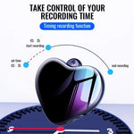 Heart Pendant Style 8gb Hidden Voice Activated Digital Audio Voice Recorder