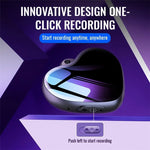 Heart Pendant Style 8gb Hidden Voice Activated Digital Audio Voice Recorder