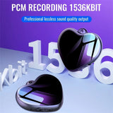 Heart Pendant Style 8gb Hidden Voice Activated Digital Audio Voice Recorder