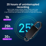 Upgraded Key Chain Style Mini Voice Audio Sound Recorder 32GB, Easy to use s-20