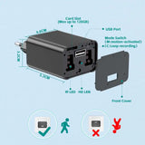 Spy Camera Hidden Camera USB Charger Camera 1080P HD with Motion Detection (no Wifi)