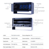Metal Mini WiFi Clock Hidden Nanny Camera - K98
