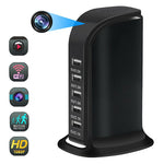 1080p HD Wireless WIFI Video Spy Camera Recorder IN 5X USB Power Charge Station - UkSpyGear.com