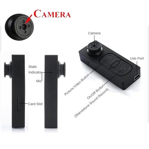 Mini Button Spy Camera | Hidden Video Recorder in Plain Sight