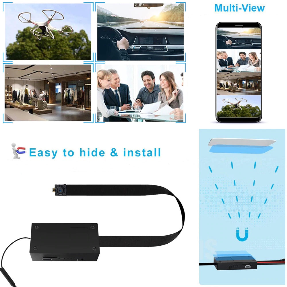 How Spy Camera Module Premium WiFi DIY Spy Camera Module 1080p | New App | Magnetic | Audio