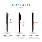 Spy Pen with Intelligent Voice Activated Audio Recording & Noise Reduction  8gb