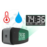 HD Wifi Clock Hidden Spy Camera with Night Vision & Motion Detection